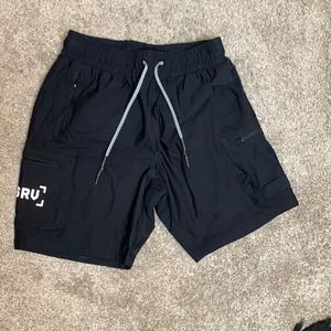 ASRV Mens workout shorts black size small great condition inseam 6-7” inseam